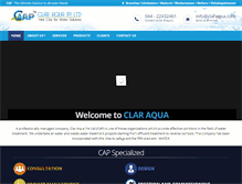 Tablet Screenshot of claraqua.com